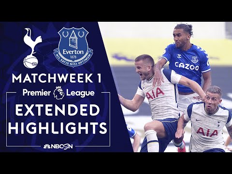 Tottenham v. Everton | PREMIER LEAGUE HIGHLIGHTS | 9/13/2020 | NBC Sports