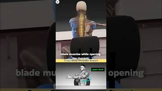 Upper Back Stiffness? Do This Stretch NOW! 🔥#UpperBackStretch#shorts #homeworkout ..