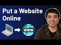 How to put an html website online on the internet