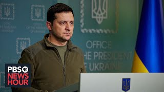 Volodymyr Zelensky's improbable rise from comedian to wartime leader of a defiant nation