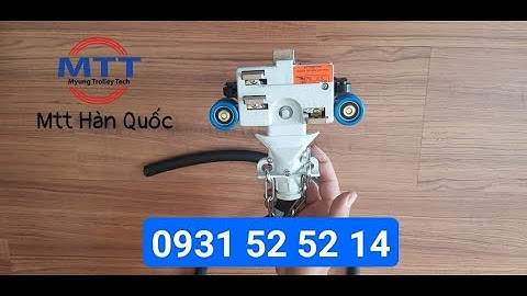 Chổi tiếp điện hộp kín 4P MCL - Ray điện Hàn Quốc - Máng C cầu trục - Cáp dẹt cầu trục