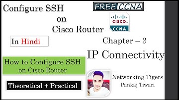 Free (NEW) CCNA|110 Configure SSH Protocol on Cisco Router Part -1| CCNA 200-301 Complete Course