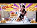 THE SUPERCHARGED SONIC MENU CHALLENGE! (9,000+ CALORIES)