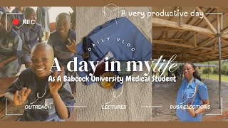 A Productive Day In The Life Of A Babcock University Student🌸|Nigerian Medical Student|Outreach