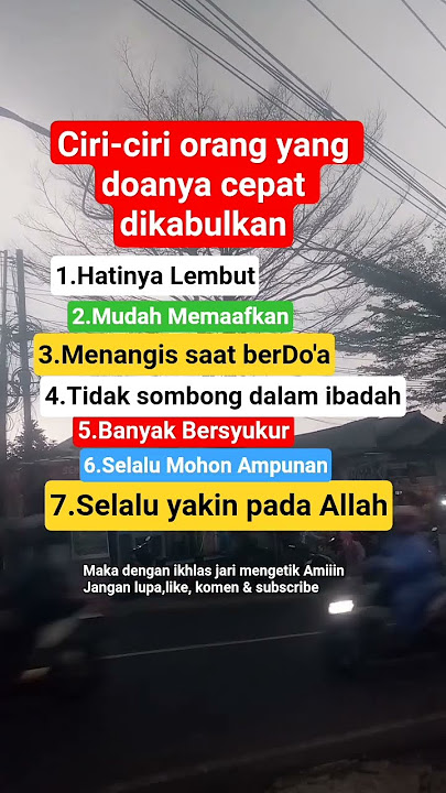 TANDA ORANG YANG doanya cepat dikabulkan 🤲🏻🤗🙏#ytshorts #doa #doamustajab #motivation #shorts