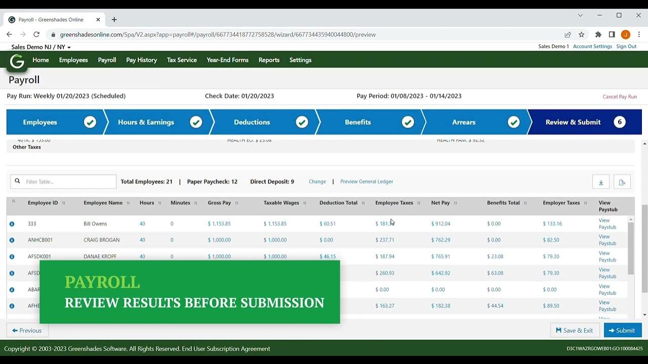 Greenshades Payroll Product Wizard YouTube