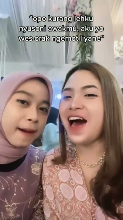 #opo kurang lehku nyusoni awakmu . aku yo wes ora ngemut liane