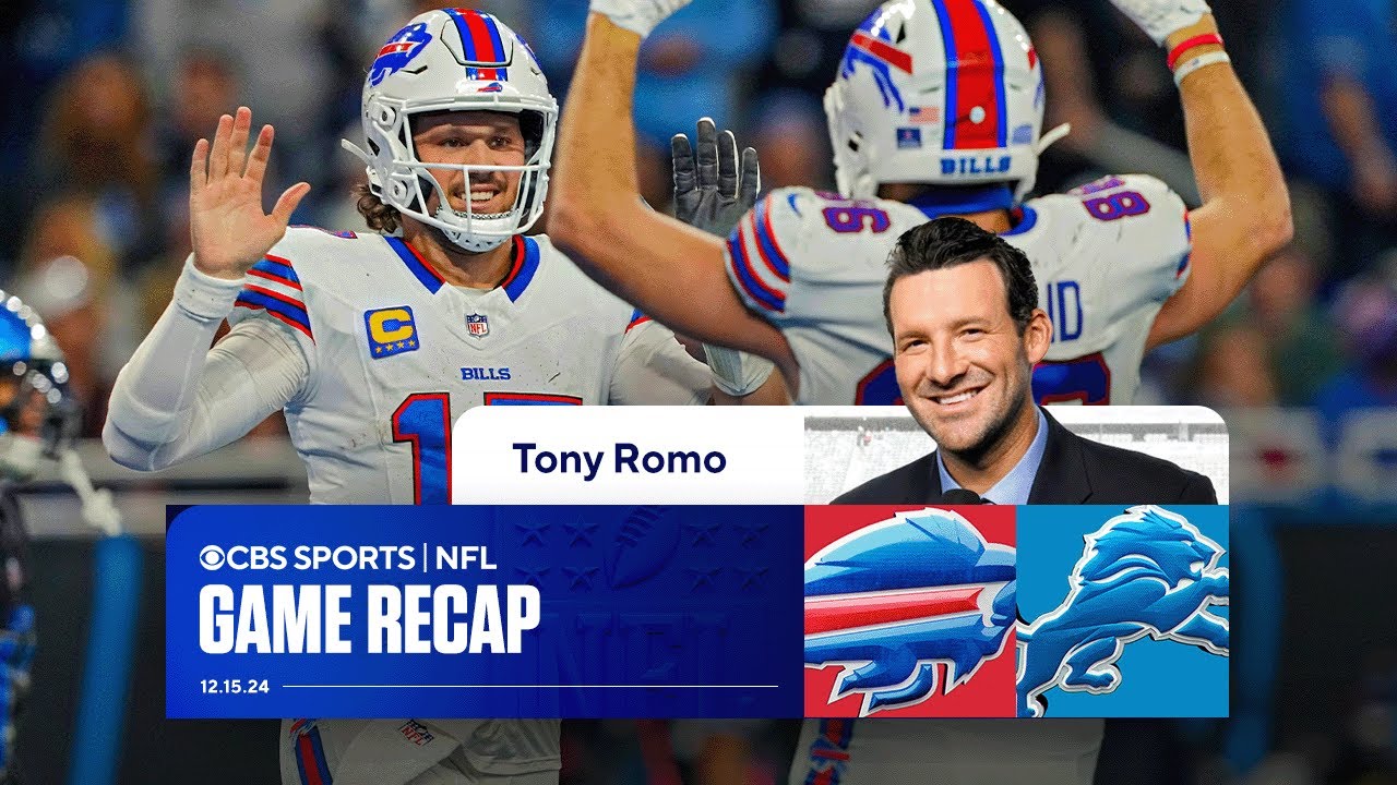 Tony Romo explains the offensive aggression on both sides as the Bills defeat the Lions | Game Recap