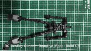 Rg Destiny Gundam Deactive Mode Stop Motion Buildup