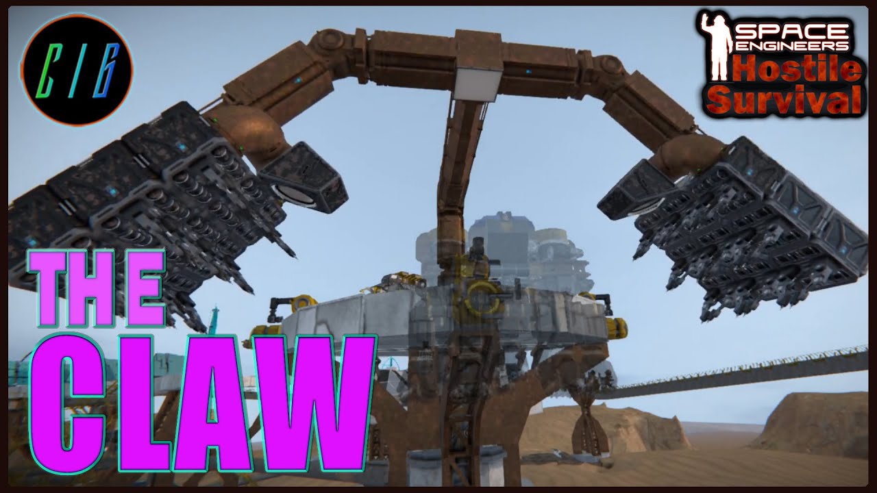 THE EAGLES CLAW : Space Engineers : Hostile Survival E37 - YouTube