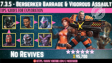 MCOC: Act 7.3.5 - Berserker Barrage, Heal or Hide & Vigorous Assault - Cable - (Book 2, Act 1.3)