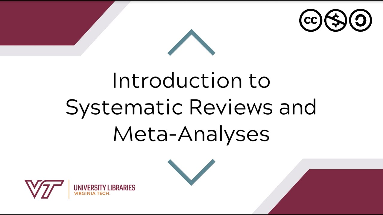 Systematic Reviews and Meta-Analyses