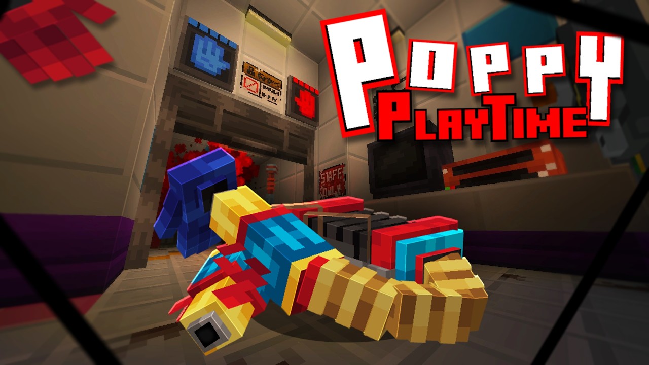 [TEASER] REALISTIC GRABPACK in Minecraft BE! 🖐️ Poppy Playtime v1.0.5 ...