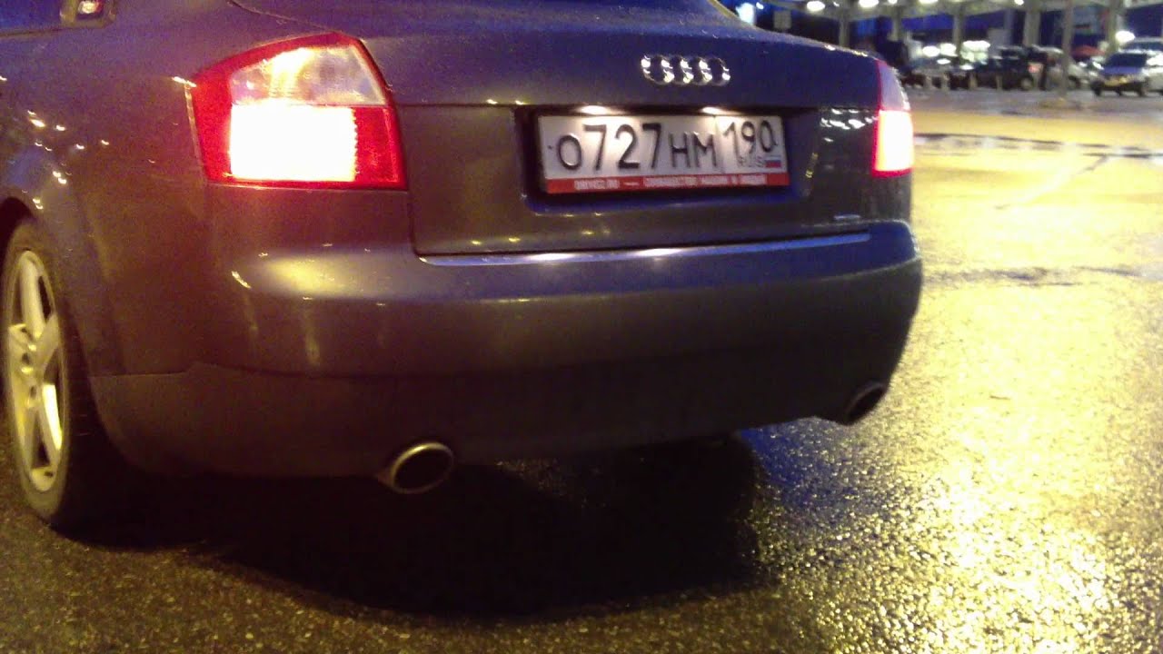 Audi A4 B6 exhaust sound DTM 6 YouTube