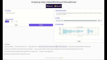 Video Analysis with Azure CV and Azure Open AI for a chatGPT like experience