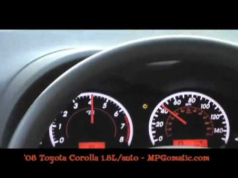 Toyota Corolla 0-60 MPH
