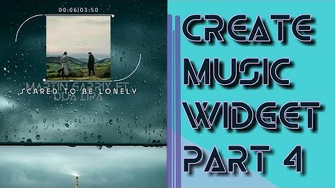 How To Create Music Widget Using KWGT - Part 4