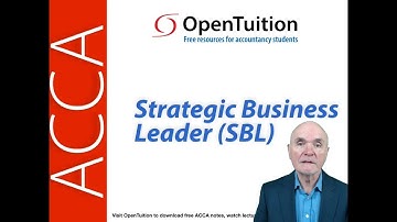 Introduction to ACCA Strategic Business Leader (SBL) Exam