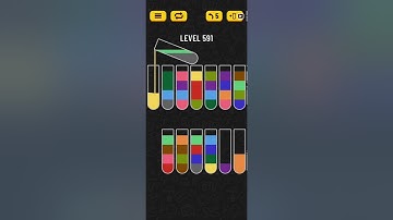 Water Sort Puzzle Level 591 Walkthrough Solution Android/iOS 💦