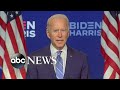 Biden addresses the nation
