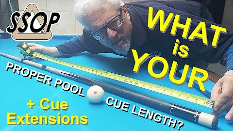 Proper Pool Cue Length + Tall Player Extensions