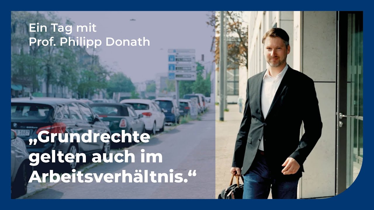 Prof. Philipp Donath im Portrait: Ein Tag mit dem Studiengangsleiter unseres LL.B. Arbeitsrecht