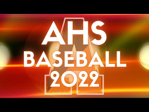 AGAWAM HIGH SCHOOL BASEBALL VIDEO 2022