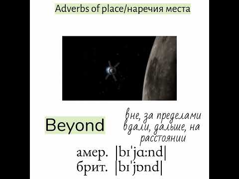 Визуальный словарь👉наречия места (где?, куда? откуда?)👉in front of, beyond, under, up