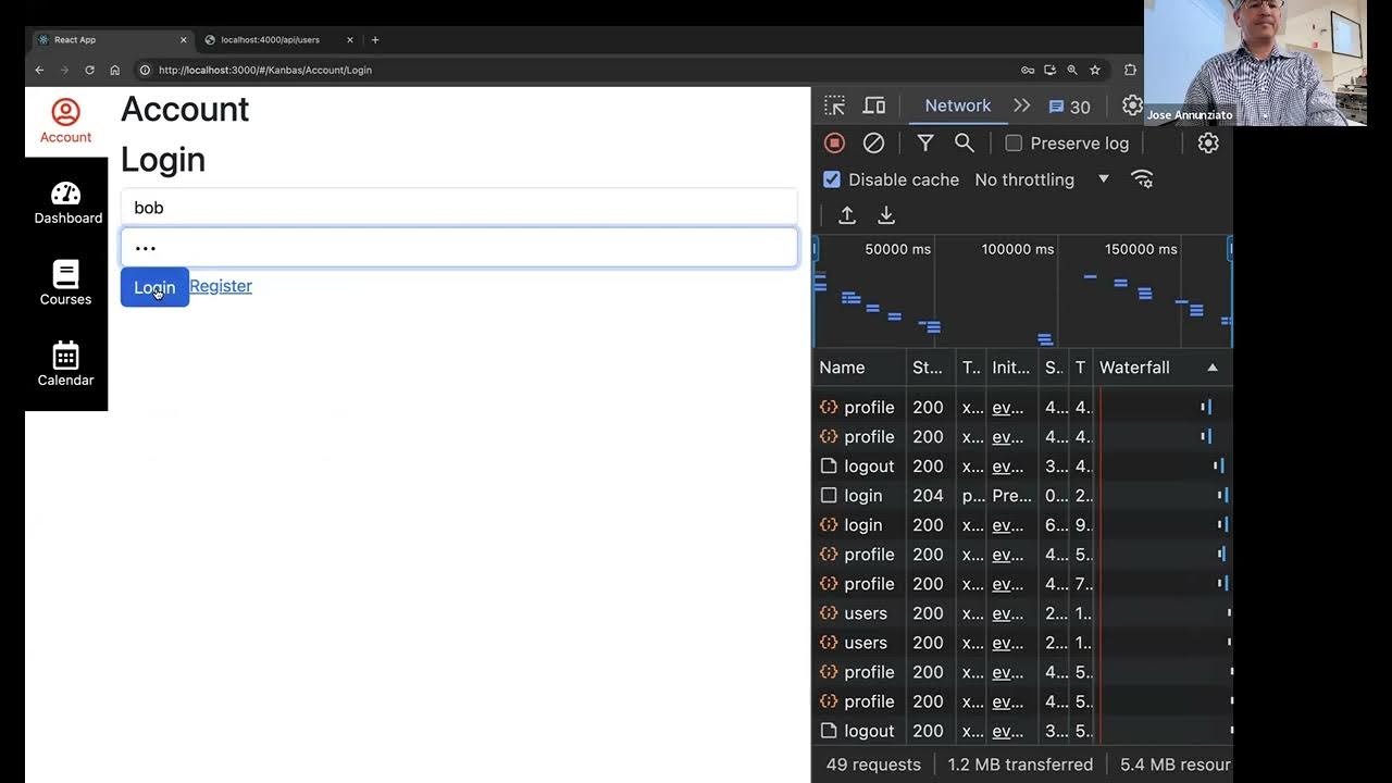 WebDev SP24 Integrating React Node Mongo part 2 - YouTube