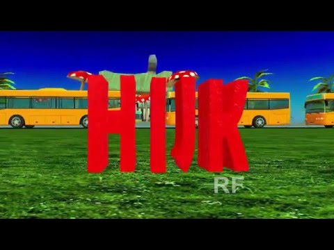 ABCD Songs On Bus For Kids | Alphabet Songs | Latest 3D Alphabet Songs For Kids