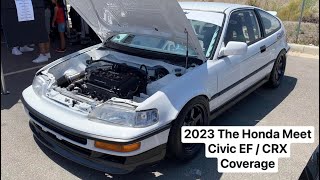 2023 The Honda Meet coverage, civic EF and CRX