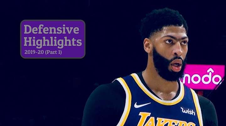 Anthony Davis Defensive Highlights | 2019-20 (Part 1)