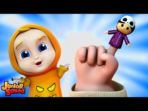Монстр семья пальцев лучший junior squad Хэллоуин рифмы и песни для детей