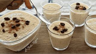 RICE PUDDING OATS🍚Rich, Easy, Quick, and Healthy Dessert🥣 Mexican oatmeal ready in minutes! screenshot 3