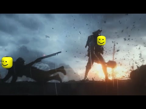 Battlefield 1 Trailer But Every Death Is Roblox Death Sound Youtube - darude sandstorm but its the roblox death sound