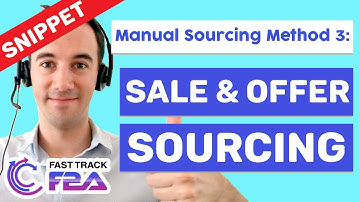Manual Sourcing Method 3: Sale & Offer Sourcing