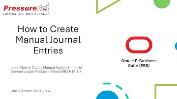 How to Create Manual Journal Entries | Oracle EBS R12