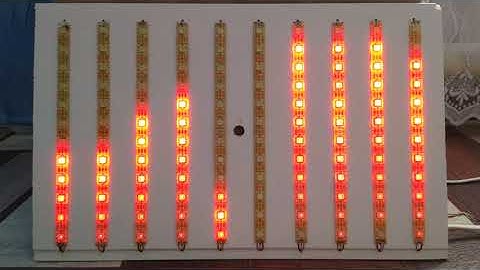 анализатор спектра на адресной ленте ws2812b и Arduino