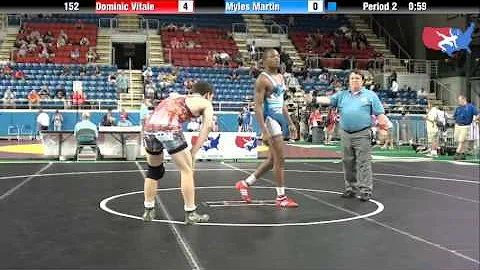 Fargo 2012 152 Round 4: Dominic Vitale (Pennsylvan...