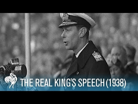 The Real King&rsquo;s Speech: King George VI&rsquo;s Stutter (1938) | British Pathé