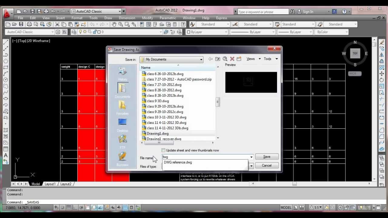 import excel spreadsheet into autocad