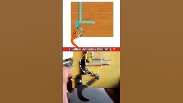 shooting Mechanism Animation 👩‍🔧⚙️ #engineering #animation #mechanical #3d #cad 🔥