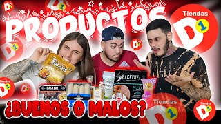 PROBANDO PRODUCTOS de TIENDAS D1