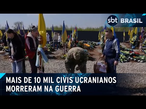 Video numero-de-civis-ucranianos-mortos-na-guerra-contra-russia-supera-10-mil-sbt-brasil-04-04-24