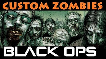 Custom Zombies - Black Ops - Cool NEW Beta Map with BOSS ZOMBIES! (Part 1)