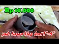 Mudah sekali cara membuat tusen klep pompa air dari pipa paralon PVC