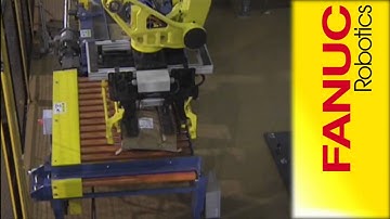 M-410iB Palletizing Bags of Chocolate - FANUC Robot Industrial Automation