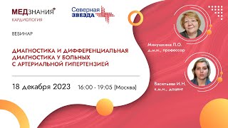 видео: Диагностика и дифференциальная диагностика у больных с артериальной гипертензией картинка: Диагностика и дифференциальная диагностика у больных с артериальной гипертензией