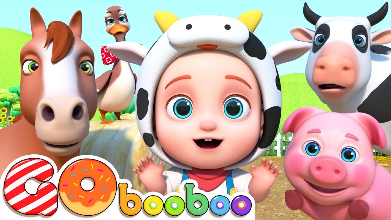 Lagu Hewan Ternak🐄 | Kakek Macdonald | Lagu Anak-anak | Gobooboo Bahasa Indonesia