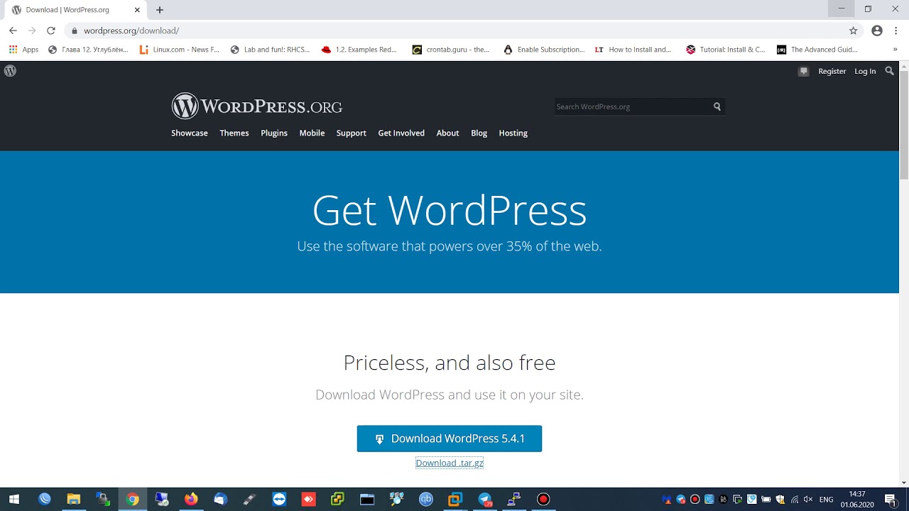 WORDPRESS на русском.